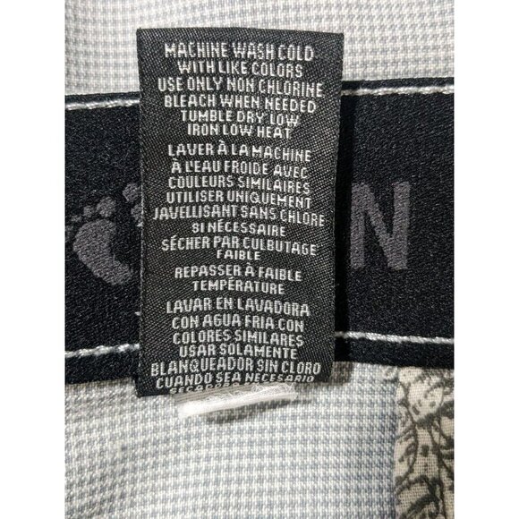 Hang Ten Mens Gray Golf Board Outdoor Shorts 36 10" Inseam Houndstooth Pattern - Picture 10 of 11